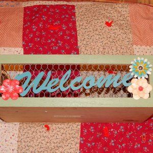 Welcome Decorative Bin/Box